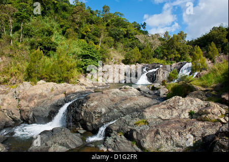 Wasserfälle von Ciu an der Ostküste von Grande Terre, Neukaledonien, Melanesien, Südsee, Pazifik Stockfoto