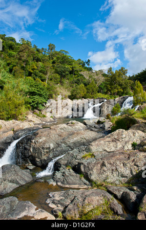 Wasserfälle von Ciu an der Ostküste von Grande Terre, Neukaledonien, Melanesien, Südsee, Pazifik Stockfoto