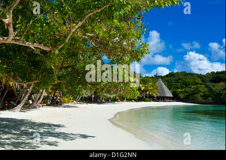 White Sand Beach, Bay de Kanumera, Ile des Pins, Neukaledonien, Melanesien, Südsee, Pazifik Stockfoto