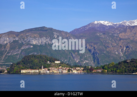 Bellagio am Comer See im Frühling Sonnenschein, Lombardei, italienische Seen, Italien, Europa Stockfoto