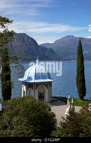 Maurischen Stil klassischer Tempel, Gärten der Villa Melzi, Bellagio, Comer See, Lombardei, italienische Seen, Italien, Europa Stockfoto