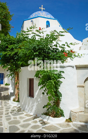Kirche, Hora (Chora) Parikia, Paros, Cyclades, griechische Inseln, Griechenland, Europa Stockfoto