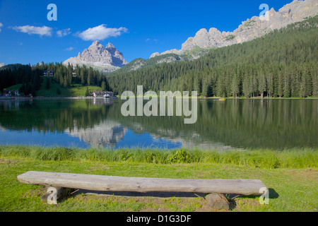 Lago di Misurina, Provinz Belluno, Region Venetien, Dolomiten, Italien, Europa Stockfoto