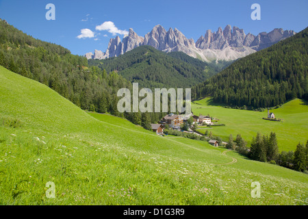 Val di Funes, Provinz Bozen, Trentino-Alto Adige/Südtirol, Dolomiten, Italien, Europa Stockfoto