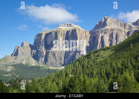 Pordoijoch, Arabba, Provinz Belluno, Trient, Dolomiten, Italien, Europa Stockfoto