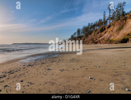 Dieser Strand ist in der Nähe von Tofino an der Westküste von Vancouver Island. Stockfoto