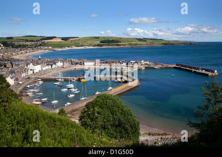 Stonehaven Hafen von Stonehaven, Blick auf den Hafen, Aberdeenshire, Schottland, Vereinigtes Königreich, Europa Stockfoto