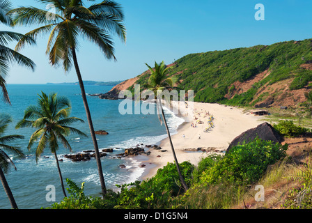 Paliem (Strandbad), (Harmal) Arambol, Goa, Indien, Asien Stockfoto