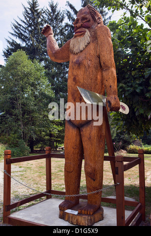 Harry Henderson Statue und Film Lage, North Cascades, Washington. Stockfoto