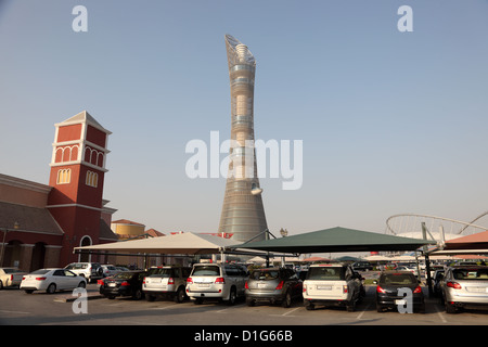 Aspire Tower in Doha Sports City Komplex, Katar Stockfoto