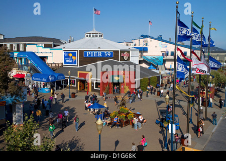 Schaufenster am Pier 39 in San Francisco, Kalifornien, USA. Stockfoto