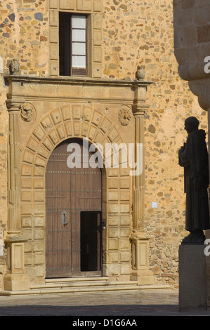 Caceres, Inful Palast, Bischofspalast, UNESCO Weltkulturerbe, Extremadura, Spanien Stockfoto