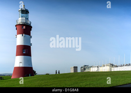 Smeatons Tower, The Hoe, Plymouth, Devon, UKlandscapa Stockfoto