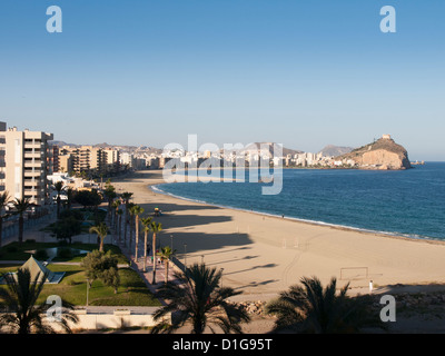 Strand von Aguilas, Murcia Spanien Stockfoto