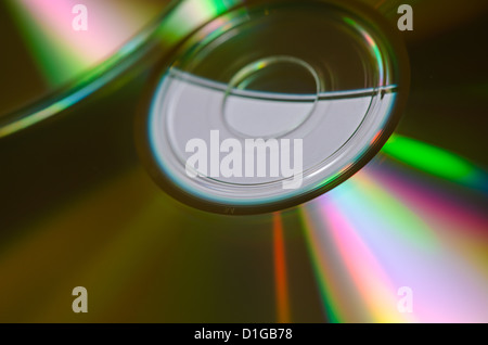 Detail Der Compact Discs Für Die Datenspeicherung Stockfoto