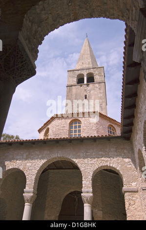 Elk192-1730v Kroatien, Porec Euphrasius Basilika 6. c Stockfoto