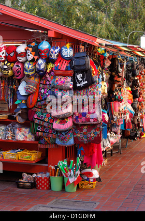 Olvera Street Market in Los Angeles, Kalifornien, USA. Stockfoto