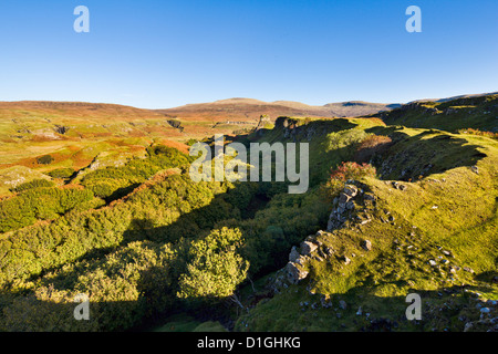 Die Fee (Faerie) Glen in der Nähe von Uig auf der Isle Of Skye, innere Hebriden, Schottland, Vereinigtes Königreich, Europa Stockfoto