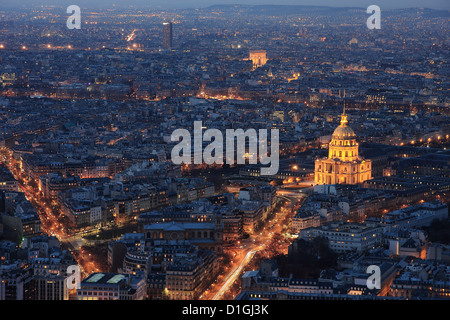 Paris bei Nacht Stockfoto