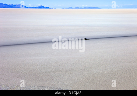 Salar de Uyuni ist der größte Salz Wohnung in der Welt und befindet sich in Süd-West-Bolivien, Bolivien, Südamerika Stockfoto