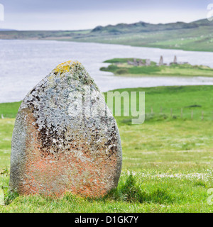 Finlaggan Felsen, Insel Islay, Inneren Hebriden, Schottland, Vereinigtes Königreich, Europa Stockfoto