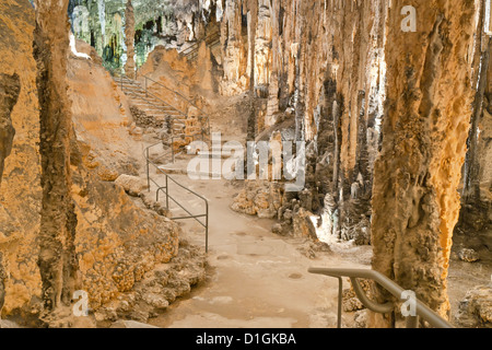 Im Inneren der Höhlen Produktkreationen, Llevant, Mallorca, Balearen, Spanien, Europa Stockfoto