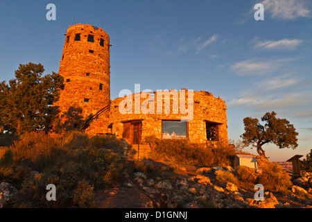 Desert View Watchtower, Grand Canyon National Park, Northern Arizona, Vereinigte Staaten von Amerika, Nordamerika Stockfoto