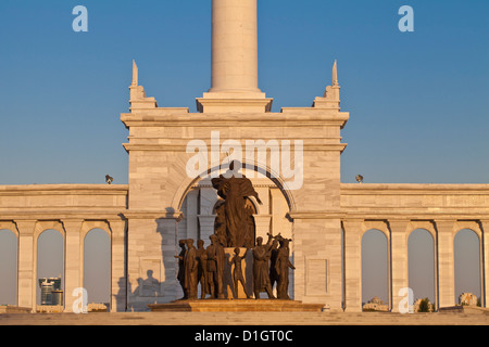 KazakYeli Denkmal (kasachisch Land). Astana, Kasachstan, Zentralasien, Asien Stockfoto