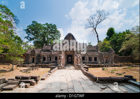 Preah Khan Tempel, Tempelanlage Angkor, UNESCO-Weltkulturerbe, Siem Reap, Kambodscha, Indochina, Südostasien, Asien Stockfoto