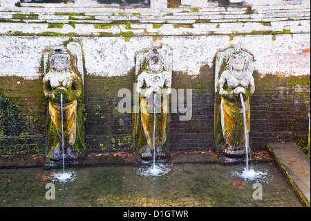 Brunnen am Pura Goa Gaja, Elephant Cave Tempel, Bali, Indonesien, Südostasien, Asien Stockfoto