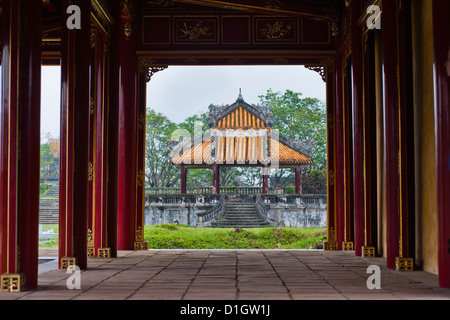 Pagode in Hue Zitadelle, die Kaiserstadt Hue, UNESCO World Heritage Site, Vietnam, Indochina, Südostasien, Asien Stockfoto