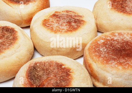 Englische Muffins - John Gollop Stockfoto
