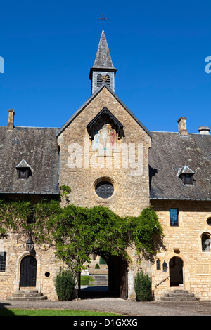 Ruinen der Zisterzienserabtei Orval, Abbaye Notre-Dame wird, Wallonien, Villers-Devant-Orval, Florenville, Belgien, Europa Stockfoto