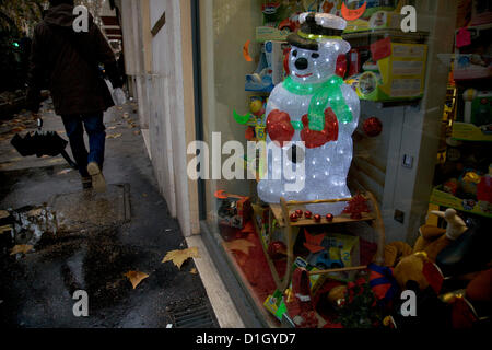 21. Dezember 2012 Rom Italien. Rom bereitet sich auf feiern Weihnachten trotz der italienischen Wirtschaft kämpfen aufgrund der Euro-Finanzkrise Stockfoto