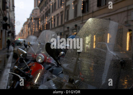 21. Dezember 2012 Rom Italien. Rom bereitet sich auf feiern Weihnachten trotz der italienischen Wirtschaft kämpfen aufgrund der Euro-Finanzkrise Stockfoto