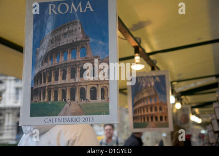 21. Dezember 2012 Rom Italien. Rom bereitet sich auf feiern Weihnachten trotz der italienischen Wirtschaft kämpfen aufgrund der Euro-Finanzkrise Stockfoto