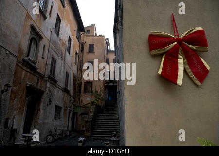 21. Dezember 2012 Rom Italien. Rom bereitet sich auf feiern Weihnachten trotz der italienischen Wirtschaft kämpfen aufgrund der Euro-Finanzkrise Stockfoto