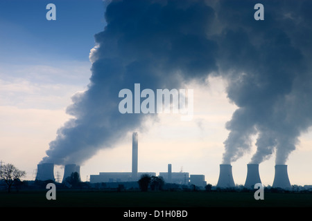 Eggborough Kraftwerk Knottingley North Yorkshire England Stockfoto