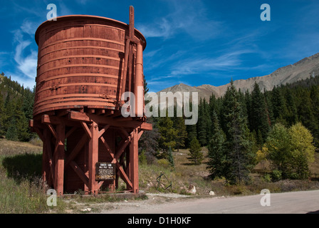 Bäcker Tank Forststraße 33 Hecht Nationalwald Colorado USA Stockfoto