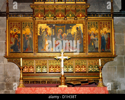 Salisbury Wiltshire England Salisbury Kathedrale Altar in St. Edmunds Kapelle Stockfoto