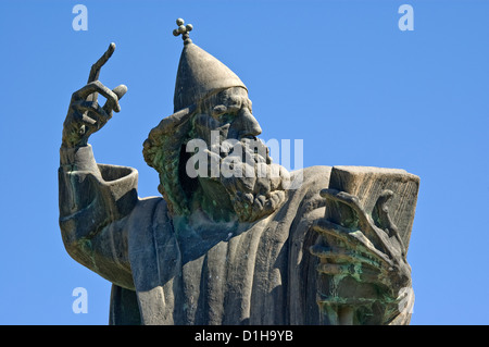 Elk192-2723 Kroatien, Dalmatien, Split, Gregorius von Nin-statue Stockfoto