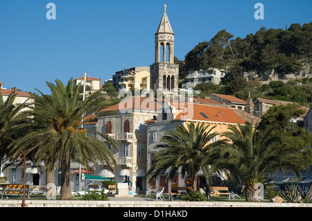 Elk192-2991 Kroatien, Dalmatien, Insel Hvar, Hvar Stadt Stockfoto