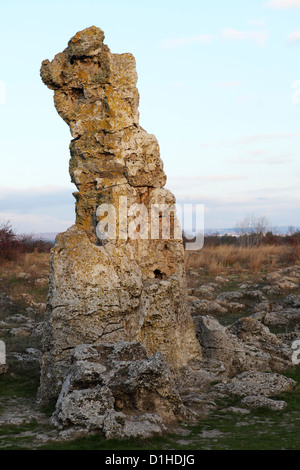 Pobiti Kamani, der Steinwald, in der Nähe von Varna, Bulgarien. Stockfoto