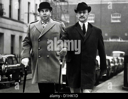 Die Morde Des Herrn Abc Alphabet Murders, Robert Morley, Tony Randall Waehrend Ringwaden Beschäftigungsbewilligung in London Wird der Stockfoto