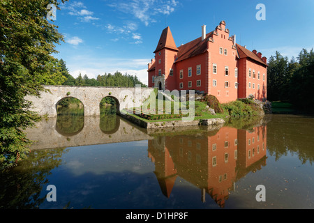 Cervena Lhota Burg, Süd-Böhmen, Tschechische Republik Stockfoto