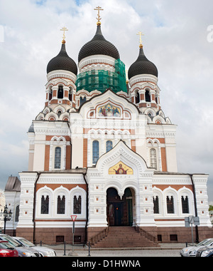 Alexander Nevsky Cathedral in Tallinn, der Hauptstadt von Estland. Stockfoto