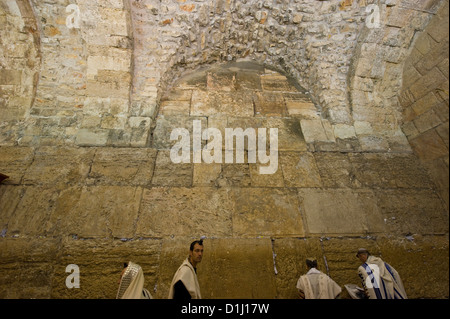 Klagemauer in Jerusalem. Stockfoto