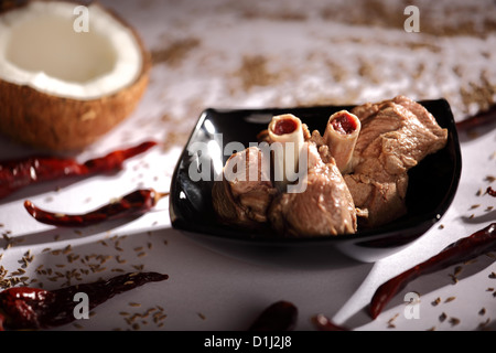 Lagan Sara Parsi Lammgericht. Stockfoto