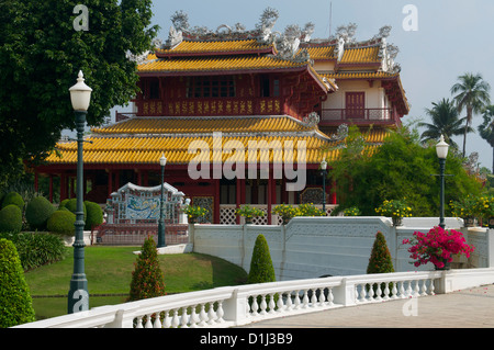 Thra Thinang Wehart Chamrun auf dem Gelände der Bang Pa-In Palace Thailand Stockfoto