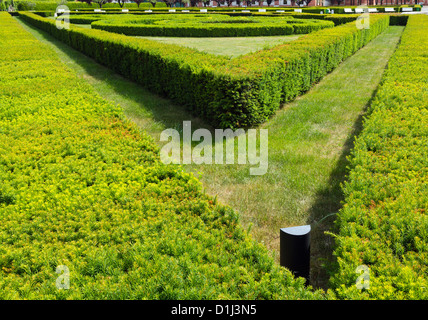 Sommerpark. Troja-Palast in Prag, Tschechien. Stockfoto